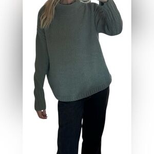 PHILOSOPHY | Cozy Sweater High Neck Long Sleeve Sage Green size small